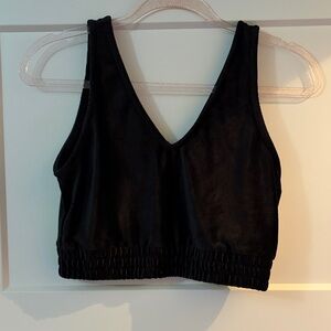 Medium ribbed cropped top